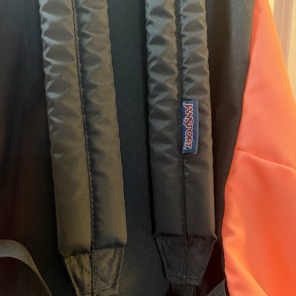 New! JANSPORT Superbreak Backpack Coral/Orange - Picture 7 of 7